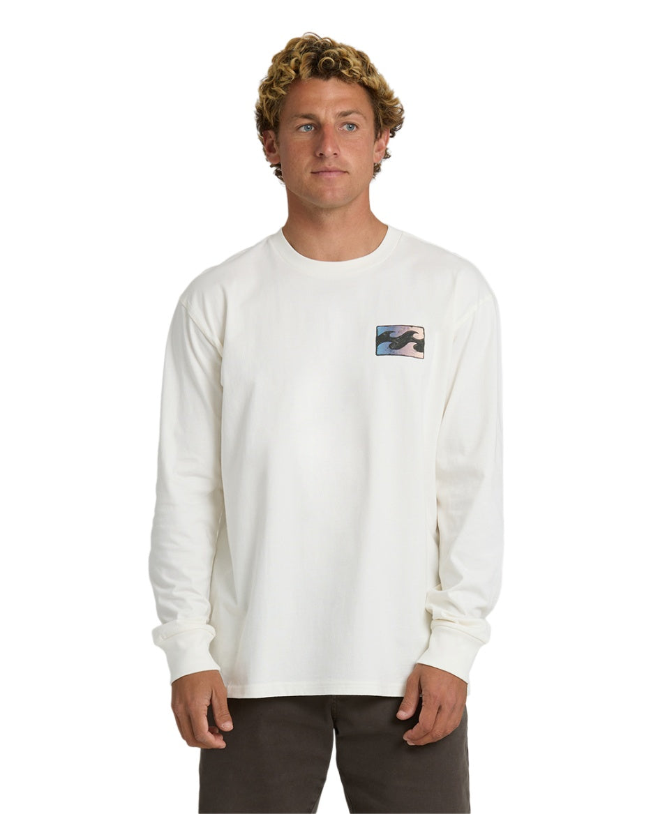 Billabong Men's Crayon Wave Premium Long Sleeve T-Shirt