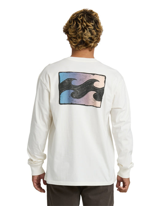 Billabong Men's Crayon Wave Premium Long Sleeve T-Shirt
