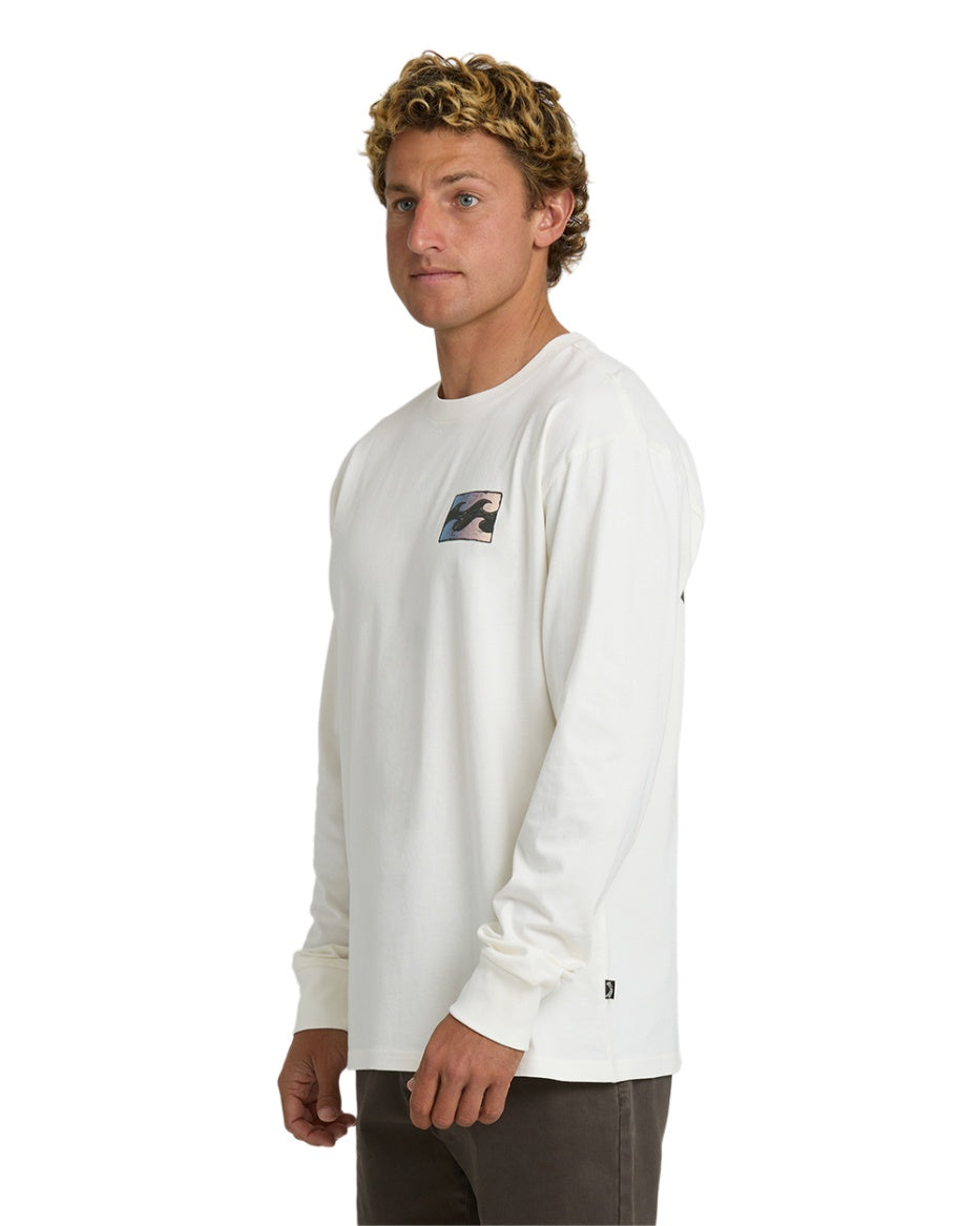 Billabong Men's Crayon Wave Premium Long Sleeve T-Shirt