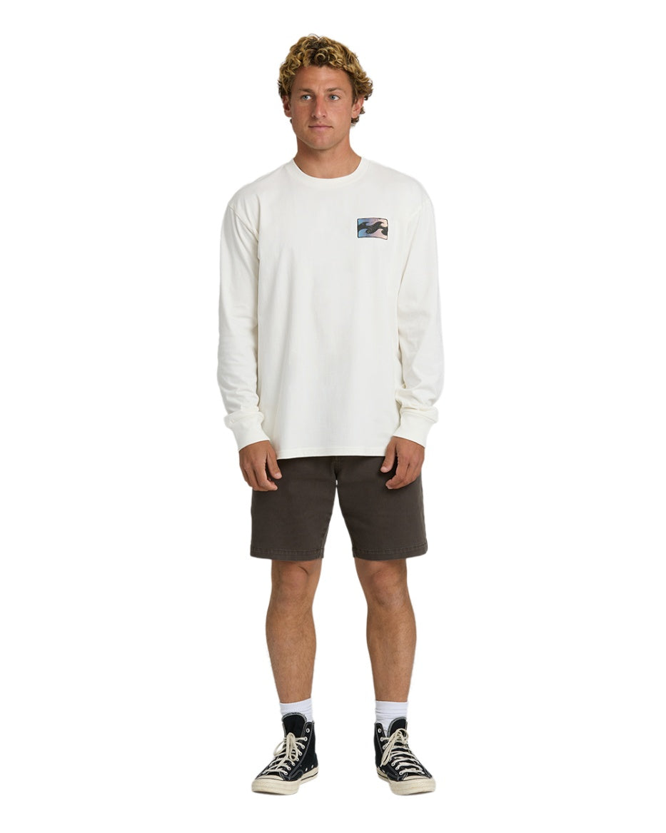 Billabong Men's Crayon Wave Premium Long Sleeve T-Shirt
