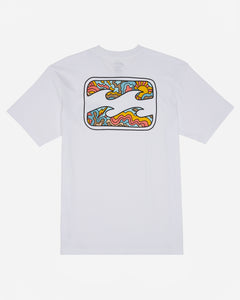 Billabong Men's Crayon Waves Short Sleeve T-Shirt