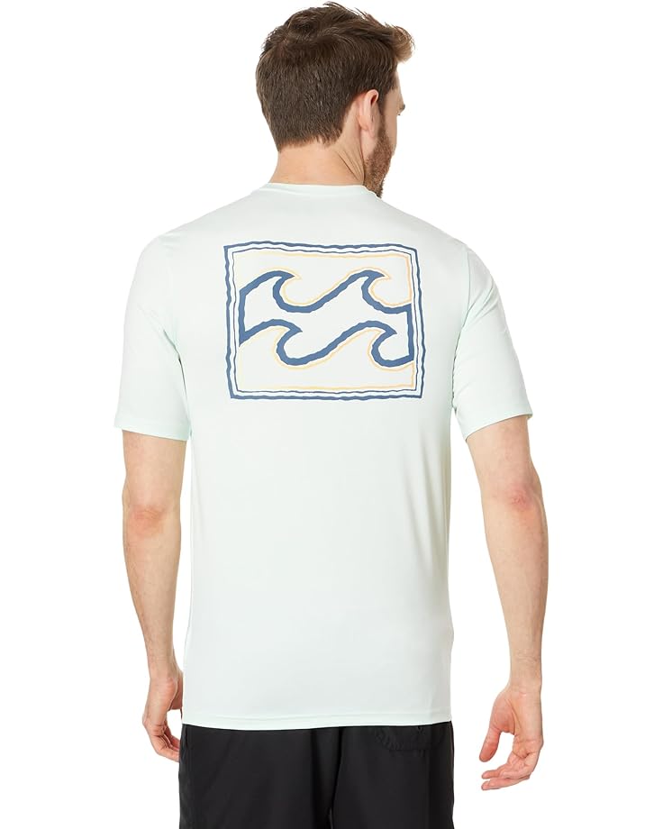 Billabong Men's Crayon Wave Short Sleeve Rashguard