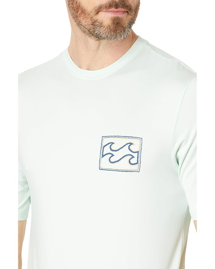 Billabong Crayon Wave Rashguard für Herren, kurzärmlig