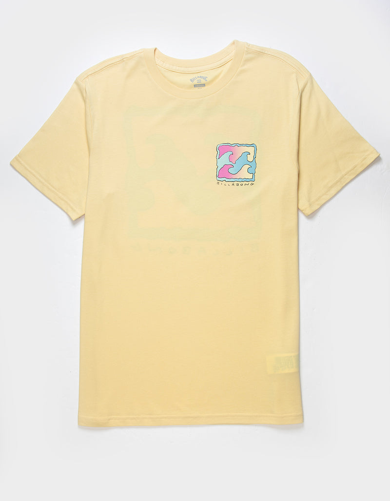 T-shirt à manches courtes Billabong Crayon Waves pour homme