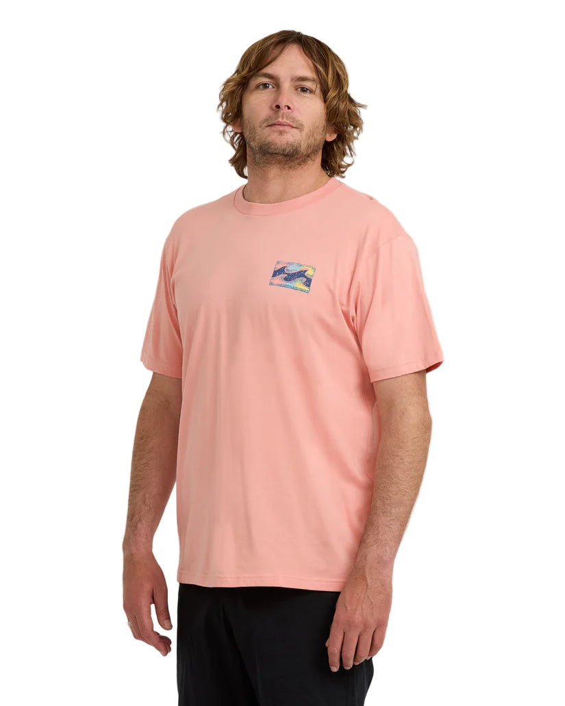 Billabong Mens Crayon Wave Short Sleeve T-Shirt