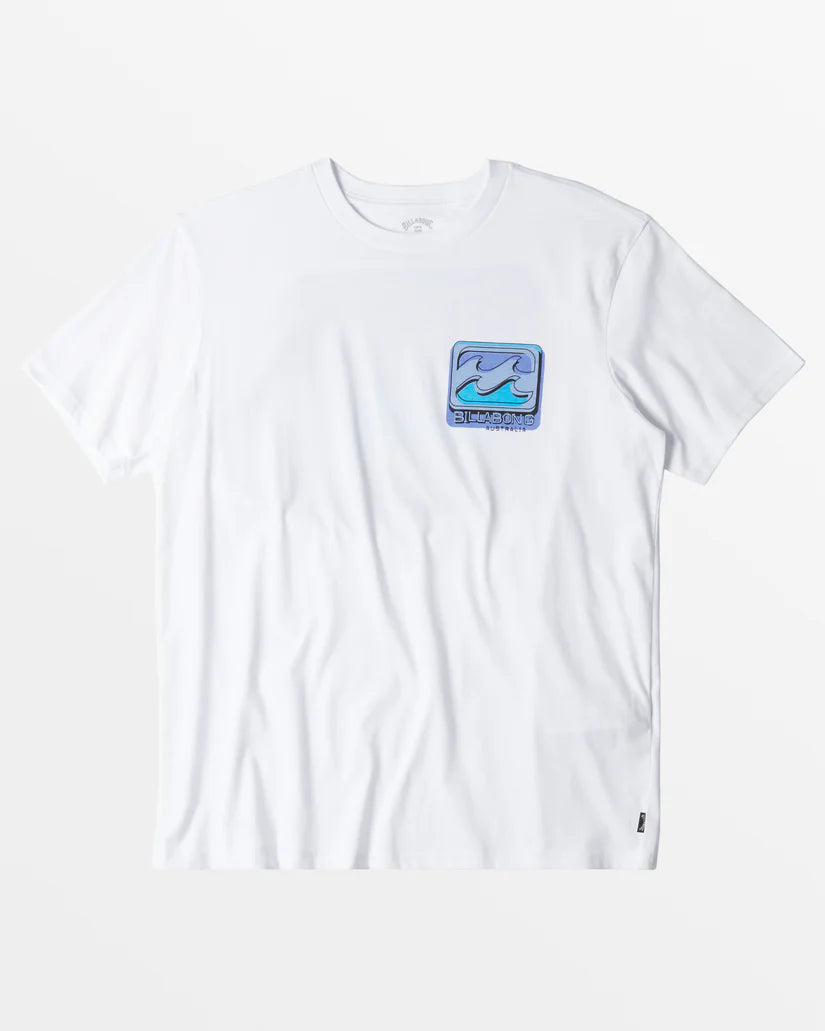 T-shirt à manches courtes Billabong Crayon Waves pour homme