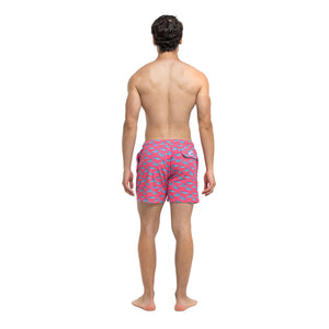 Bermies Short de bain à doublure courte en élasthanne crocodile pour homme