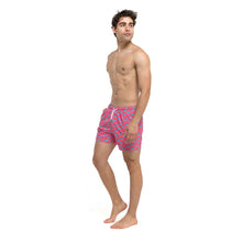 Load image into Gallery viewer, Bermies Mens Crocodile Spandex Short Liner Swim Trunks