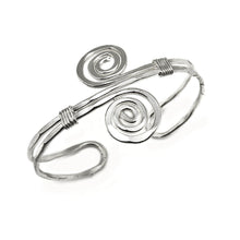 Load image into Gallery viewer, Anju Silver Plated Cuff Bracelet