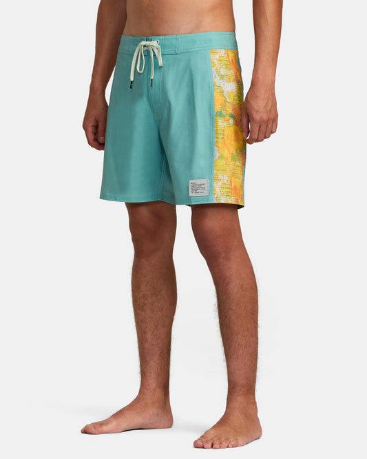 Boardshort RVCA pour homme Cut Palm 17"