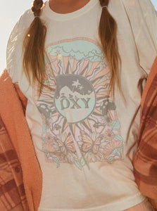 T-shirt oversize Boyfriend Cosmic Window de Roxy pour filles