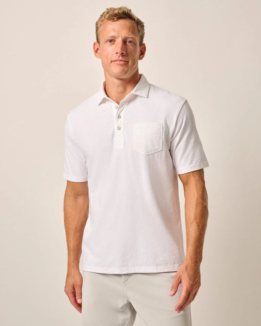 johnnie-O Mens Coastal Wash Original Short Sleeve Polo Shirt