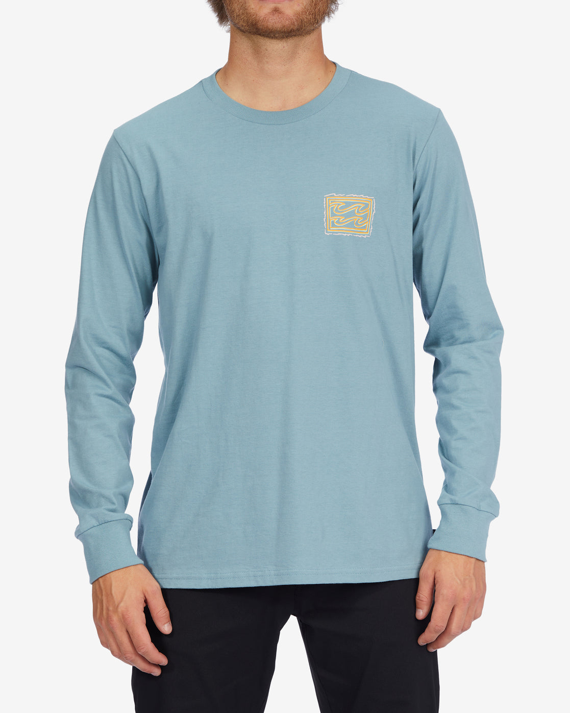 Billabong Men's Crayon Wave Long Sleeve T-Shirt