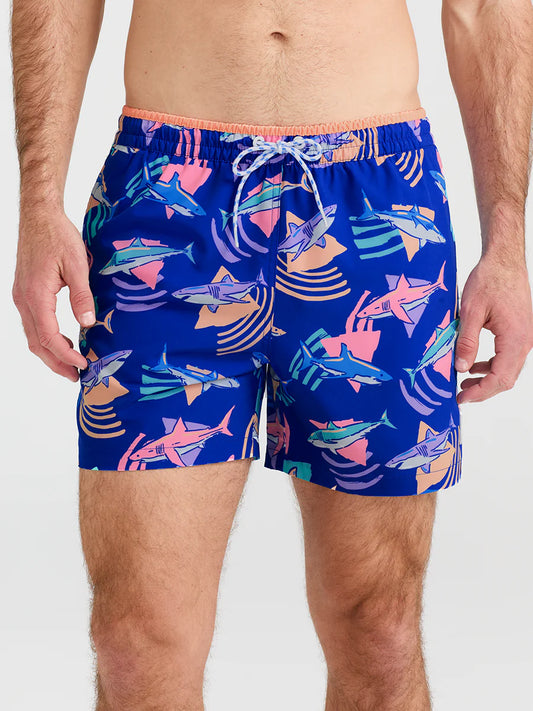 Chubbies Herren The Daddy Sharks Klassische Badehose, 17,8 cm