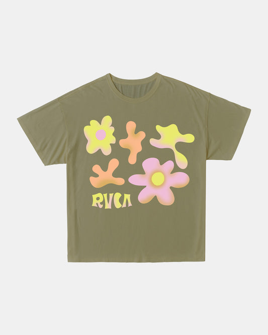 T-shirt à manches courtes RVCA pour femme avec le rêve de la journée