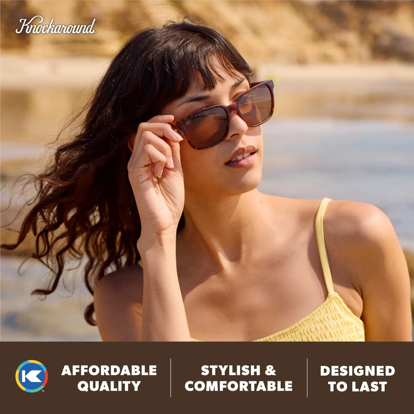 Knockaround Day Trips Matte Tortoise Shell/Amber