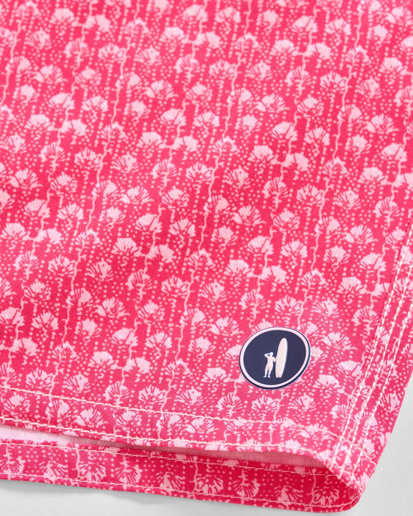 Johnnie-O Mens Scallop Swim Trunks