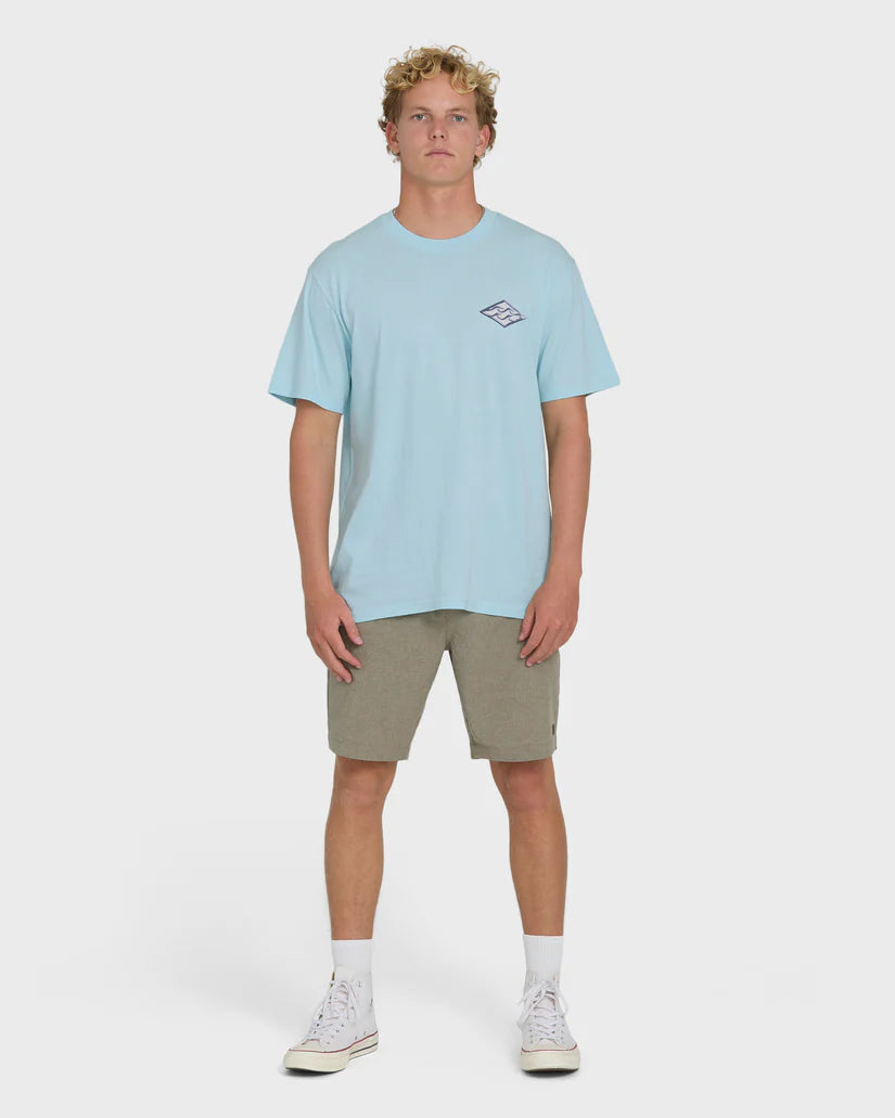 Billabong Men's Dim Arch Premium Knit Short Sleeve T-Shirt
