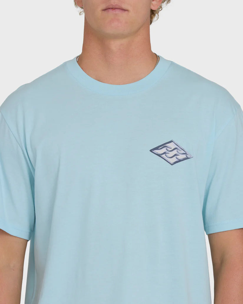 Billabong Men's Dim Arch Premium Knit Short Sleeve T-Shirt