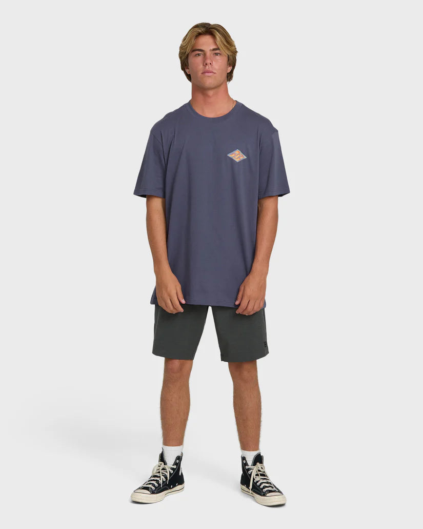 Billabong Men's Dim Arch Premium Knit Short Sleeve T-Shirt