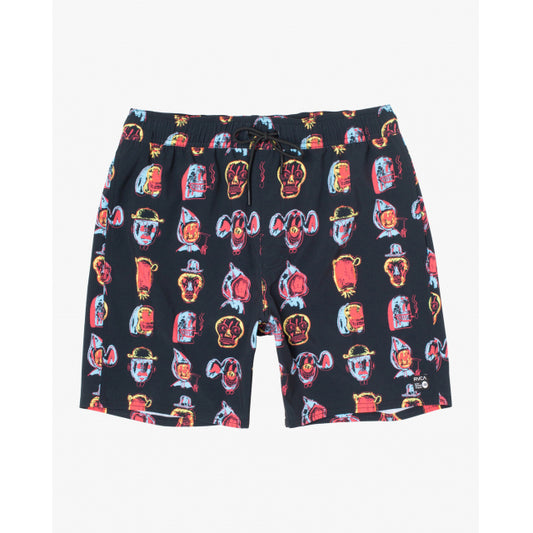 RVCA Herren Dmote Mask Elastische Shorts