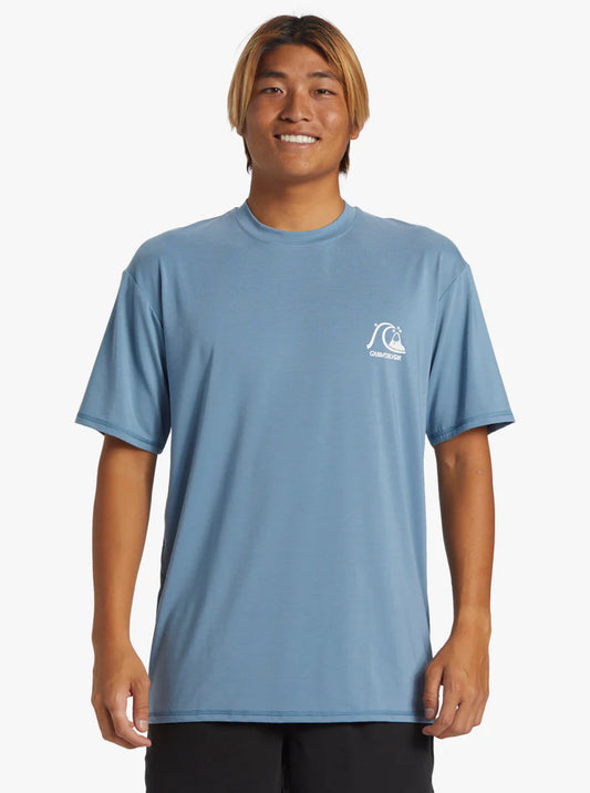 T-shirt de surf à manches courtes DNA pour homme de Quiksilver (Rashguard)