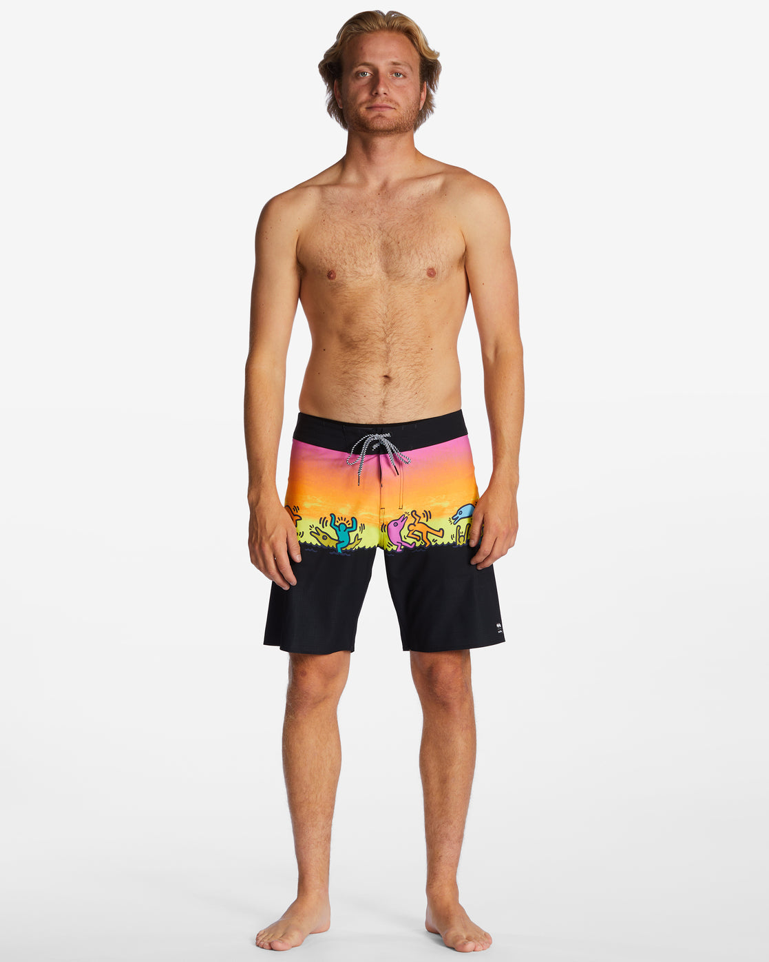 Billabong Mens Keith Haring Dolphin Dance Airlite Boardshorts