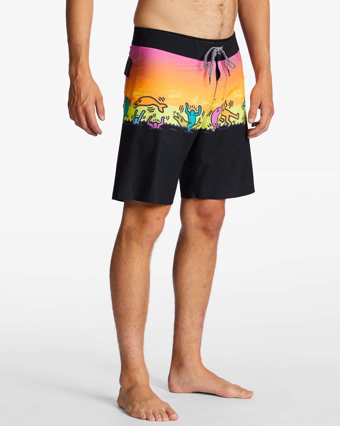 Billabong Herren Keith Haring Dolphin Dance Airlite Boardshorts