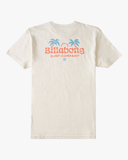 T-shirt à manches courtes Dos Palmas pour enfants (petits garçons) de Billabong