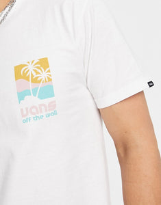 Vans Mens Island Dual Palm Short Sleeve T-Shirt