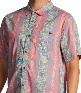 Chemise boutonnée à manches courtes Billabong pour garçons Sundays