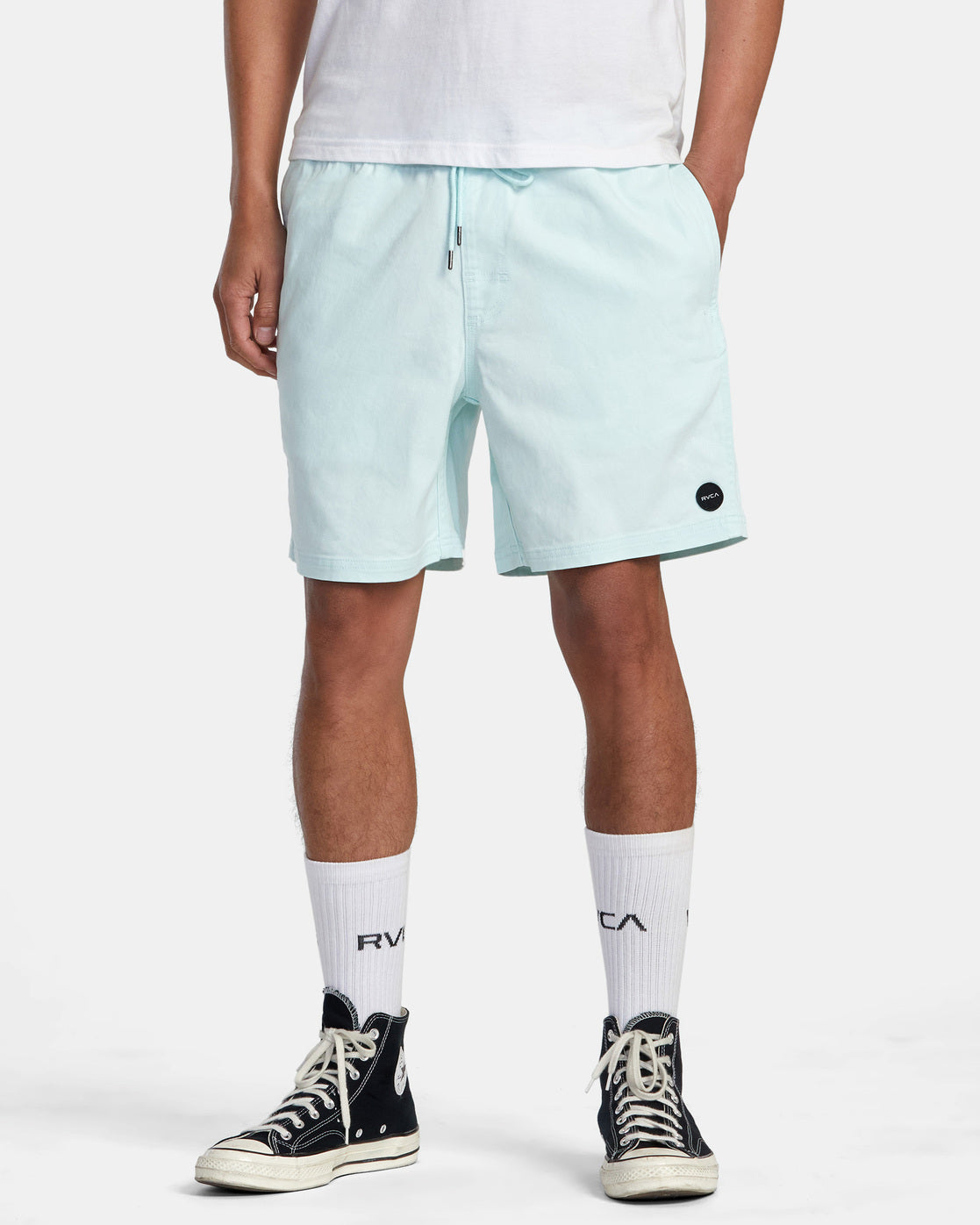 RVCA Herren Escape Shorts mit elastischem Bund, 17 Zoll