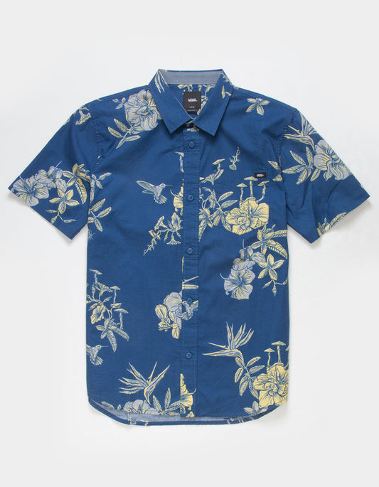 Chemise à manches courtes à imprimé floral essentiel pour garçon de Vans