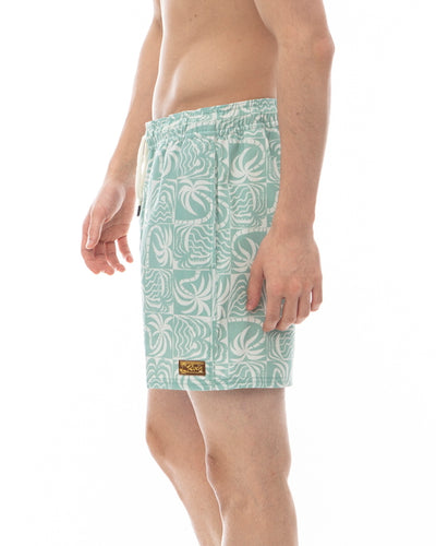 RVCA Men's Exotica Elastic Waist Shorts