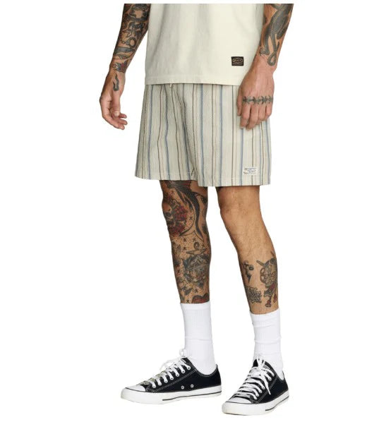 RVCA Men's Exotica Seersucker Elastic 17"