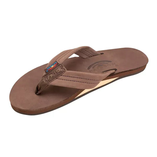 Rainbow Sandals Womens Single Layer Premier Leather 1" Wide Strap Sandals