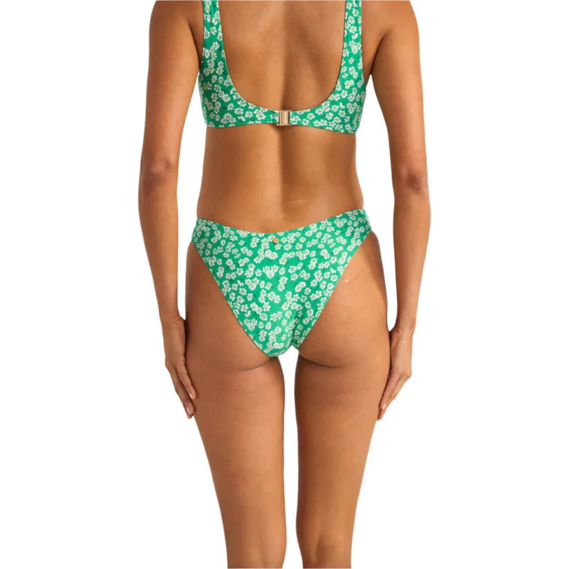 Rhythm Womens Evergreen Floral Holiday Pant Bikini Bottom