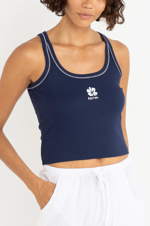 Rhythm Womens Flower Tank