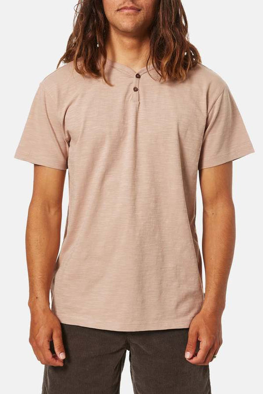 T-shirt à manches courtes Folk Henley pour homme de Katin