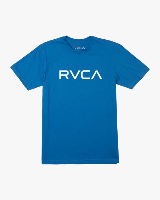 Grand RVCA BOYS S/S T-shirt bleu français : PETIT GARÇON