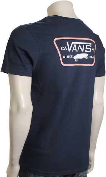 Vans Herren-T-Shirt mit durchgehendem Patch auf der Rückseite, kurzärmlig