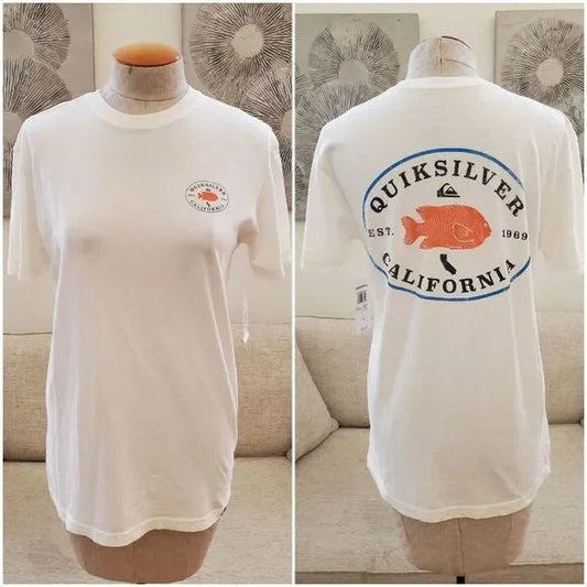 T-shirt à manches courtes Quiksilver pour homme Garibaldi