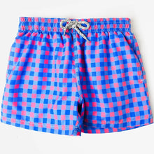 Load image into Gallery viewer, Michael&#39;s Boy&#39;s Gingham Swim Trunks