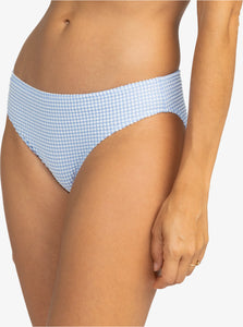 Roxy Women's Gingham Hipster Bikini Bottoms