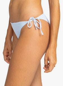 Roxy Womens Gingham Tie Side Cheeky Bikini Bottoms