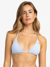 Load image into Gallery viewer, Roxy Women&#39;s Gingham Tiki Triangle Bikini Top