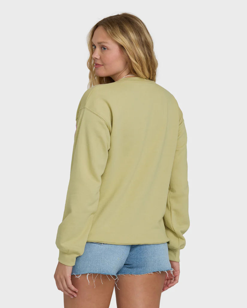 Billabong Women's Giving Shade Crewneck Sweatshirt