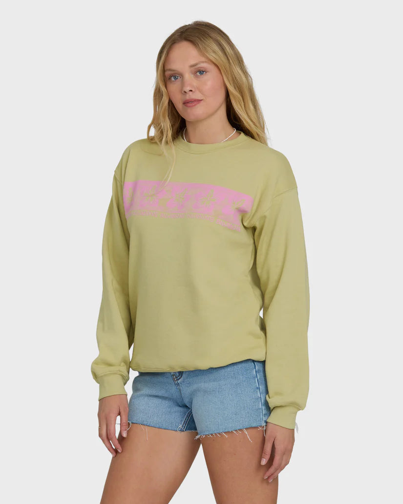 Billabong Women's Giving Shade Crewneck Sweatshirt