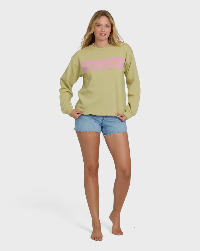 Billabong Women's Giving Shade Crewneck Sweatshirt