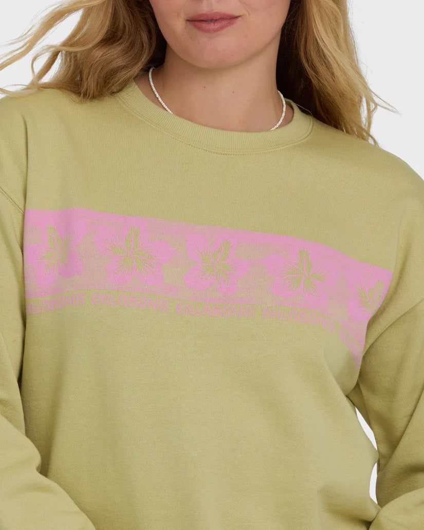 Billabong Women's Giving Shade Crewneck Sweatshirt